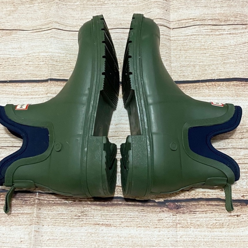 HUNTER Short Rain Duck Boots 7 - Picture 6 of 8